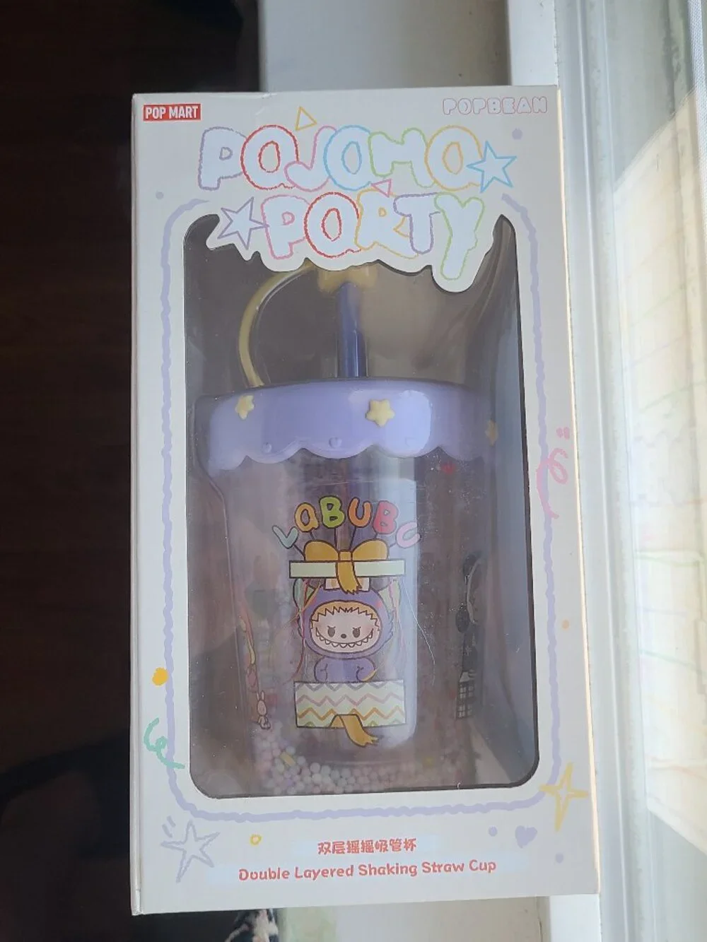 Popmart Popbean Straw Cup